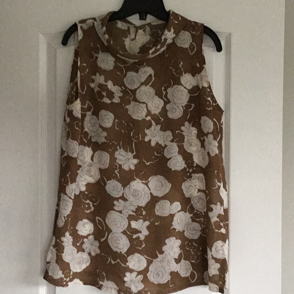 Sleeveless summer blouse size XL